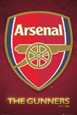 Arsenal Fc Posters - Logo Crest And Stadium