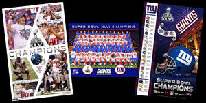 Giants Super Bowl XLVI (2012) Posters