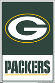 Green Bay Packers Theme Art Posters
