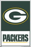 Green Bay Packers Theme Art Posters