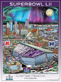 2018 Super Bowl LII (Minnesota) Posters Pennants Flags - Patriots vs Eagles