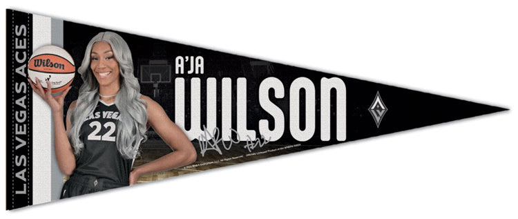 A'ja Wilson Las Vegas Aces Official WNBA Basketball Signature