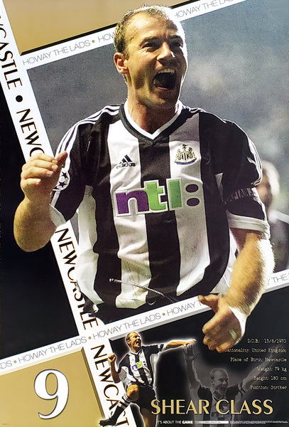 Alan Shearer "Class 2003" Newscastle FC Poster - U.K. Posters