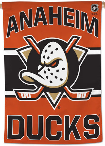 Anaheim Ducks Official NHL Hockey Team Premium 28x40 Wall Banner - Wincraft Inc.