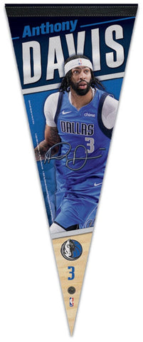 Anthony Davis Dallas Mavericks NBA Signature Series Premium Felt Collector's Pennant - Wincraft