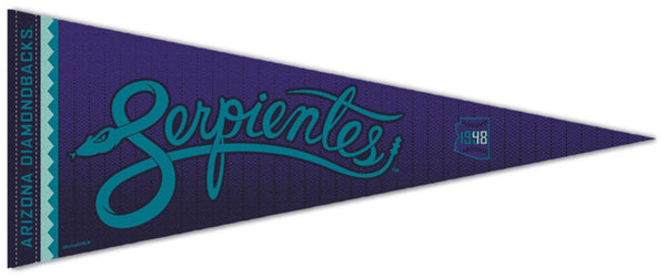 Arizona Diamondbacks "Serpientes" (2025) Official MLB City Connect Style Premium Felt Pennant - Wincraft