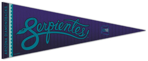 Arizona Diamondbacks "Serpientes" (2025) Official MLB City Connect Style Premium Felt Pennant - Wincraft