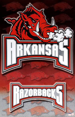 Arkansas Razorbacks Official NCAA Team Logo Poster - Starline Inc.