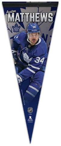 Auston Matthews "Superstar Series" Toronto Maple Leafs Premium Felt Collector's PENNANT - Wincraft