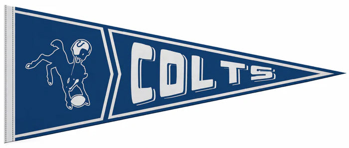 Baltimore Colts 1961-78-Style Official NFL Retro Collection Felt