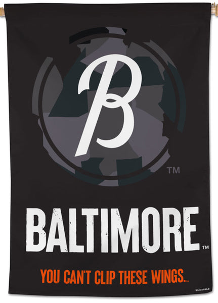Baltimore Orioles MLB City Connect Edition Official 28x40 Wall Banner - Wincraft Inc.