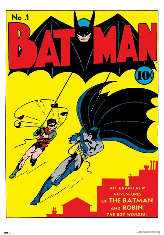 Batman #1 (Spring 1940) Official DC Comics Cover 22x34 Poster