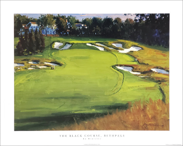 The Black Course #18, Bethpage State Park Golf Course 16x20 Poster Pri –  Sports Poster Warehouse