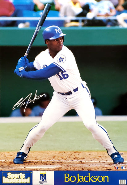 Bo Jackson "Slugger" Kansas City Royals Poster - Marketcom Inc. 1989