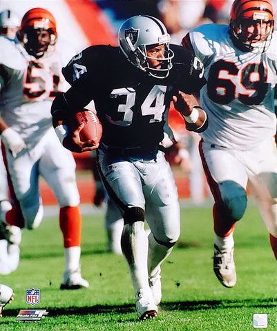 Bo Jackson "Raiders Run" (1989) Los Angeles Raiders Premium Poster - Photofile Inc.