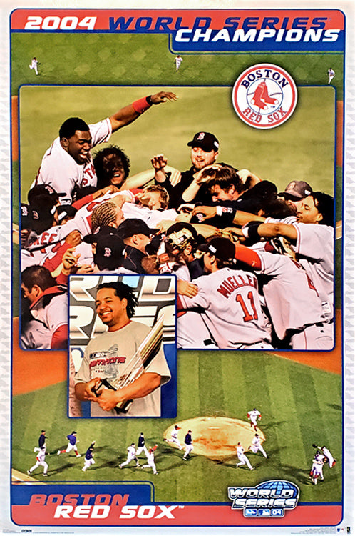 Manny Ramirez Boston Red Sox Vintage Baseball Poster 22 x 34