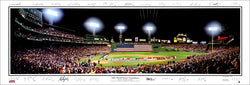 Boston Red Sox 2007 World Series Champions Panoramic Poster Print (w/25 Facs. Sigs.) - Everlasting Images
