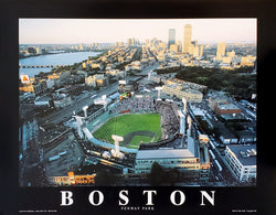 Fenway Park "All-Star Sunset" Premium Poster Print - Aerial Views 1999