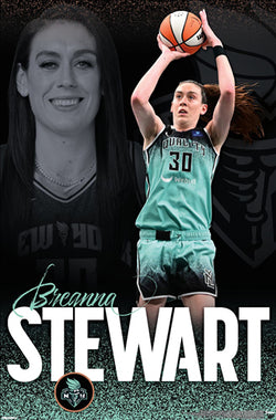Breanna Stewart "Superstar" New York Liberty WNBA Women's Basketball Poster - Costacos 2025