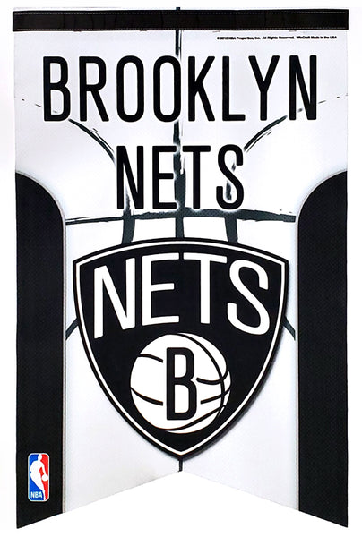 Brooklyn Nets Official NBA Basketball Premium 17x26 Felt Banner - Wincraft Inc.