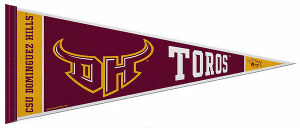 Cal State Dominguez Hills CSUDH TOROS Official NCAA Team Felt Pennant - Rico Inc.