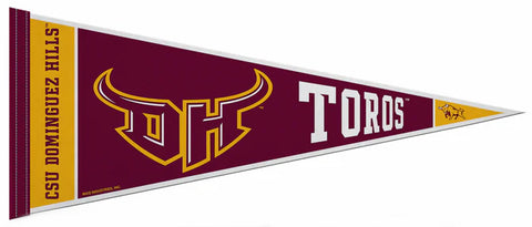 Cal State Dominguez Hills CSUDH TOROS Official NCAA Team Felt Pennant - Rico Inc.