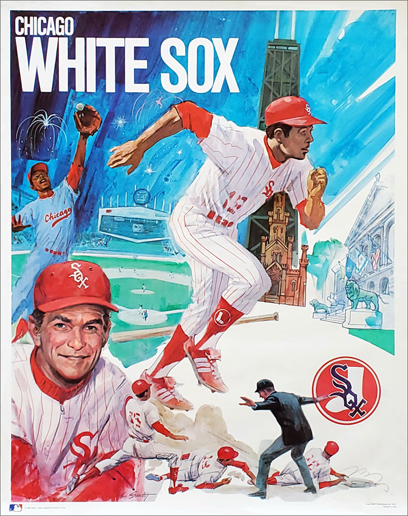 Chicago White Sox Classic MLB Baseball Team Theme Art Poster ProMoti — free download