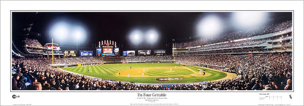 Chicago White Sox "Un-Four-Gettable" 2005 World Series Champs Panoramic Poster Print - Everlasting