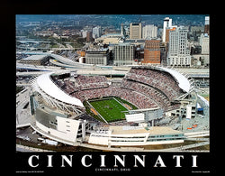 Cincinnati Bengals Paul Brown Stadium "From Above" Premium Poster - Aerial Views