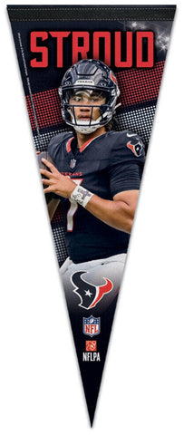 CJ Stroud Houston Texans NFL Action Premium Felt Collector's Pennant - Wincraft 2024