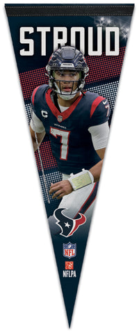 CJ Stroud Houston Texans NFL QB Rookie Action Series Premium Felt Pennant - Wincraft 2023