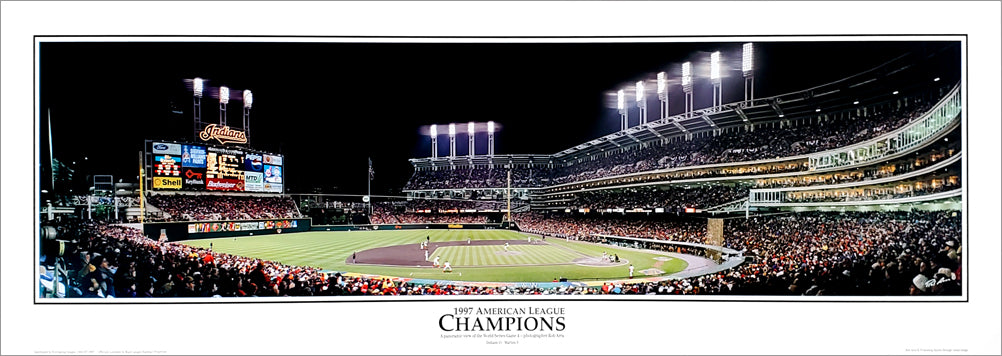 Cleveland Indians Jacobs Field 1997 World Series Game 4 Panoramic