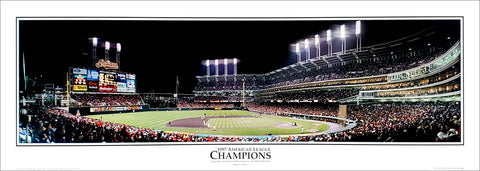 Cleveland Indians Jacobs Field 1997 World Series Game 4 Panoramic Poster Print - Everlasting Images