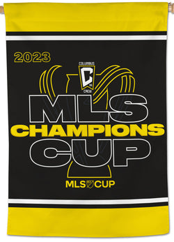 Columbus Crew 2023 MLS Champions Official Commemorative Wall BANNER - Wincraft Inc.