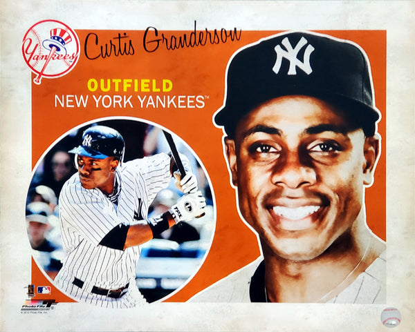 Curtis Granderson "Retro SuperCard" New York Yankees Poster - Photofile 16x20