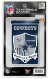 Dallas Cowboys Coat-of-Arms-Style Premium 24x36 Applique WALL BANNER - Party Animal