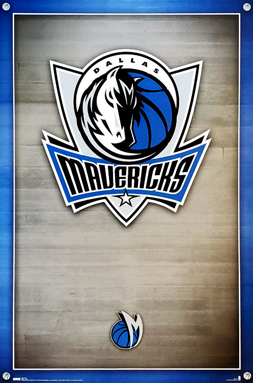 Dallas Mavericks Official Logo Poster