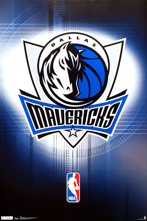 Dallas Mavericks NBA Team Logo Poster