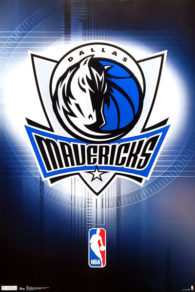 Dallas Mavericks Official NBA Basketball Team Logo Poster - Costacos Sports