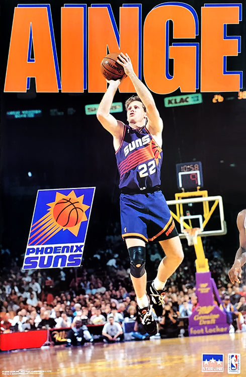 Charles Barkley Sir Charles Phoenix Suns Slam Dunk Poster - Marketcom 1993