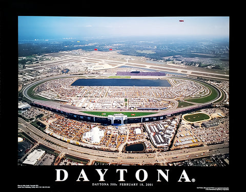 Daytona International Speedway "From Above" Premium Poster Print - Aerial Views