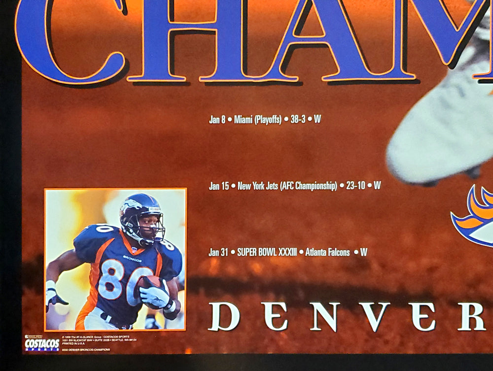 Denver Broncos Back-to-Back Super Bowl Champions Commemorative