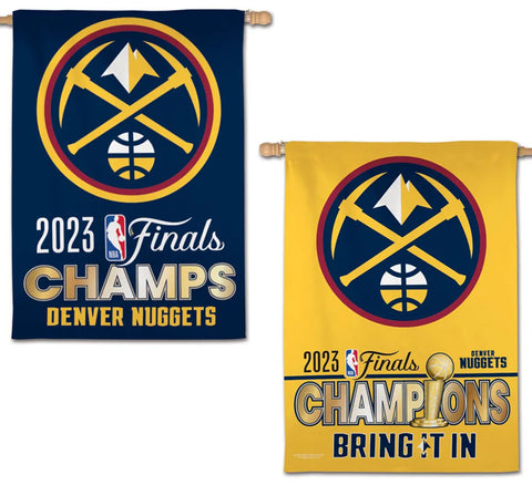 Denver Nuggets 2023 NBA Champions 2-Sided 28" x 40" Wall Banner - Wincraft Inc.