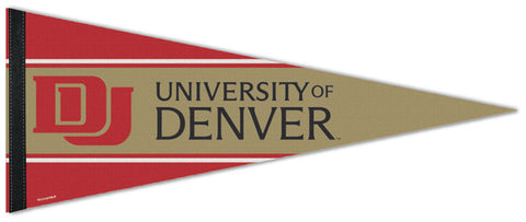 Denver University DU PIONEERS Official NCAA Team Logo Premium Felt Pennant - Wincraft Inc.