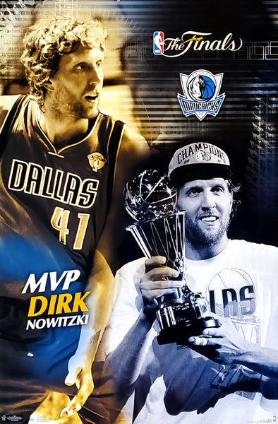 Dirk Nowitzki 2011 NBA Finals MVP Dallas Mavericks Commemorative Poster - Costacos Sports