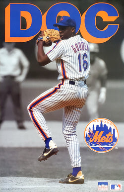 Dwight Gooden "Doc Action" New York Mets Poster - Starline 1991