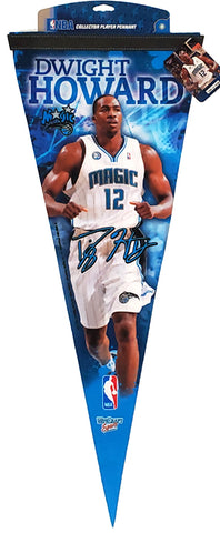 Dwight Howard "Signature" Orlando Magic Premium Felt Pennant L.E. /2,008