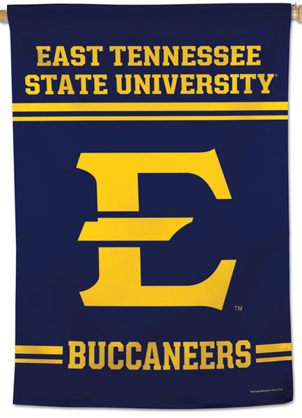 East Tennessee State University Buccaneers Official NCAA Team Logo NCAA Premium 28x40 Wall Banner - Wincraft Inc.