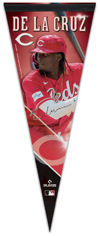 Elly De La Cruz Cincinnati Reds Signature Series Official MLB Premium Felt Pennant - Wincraft Inc.