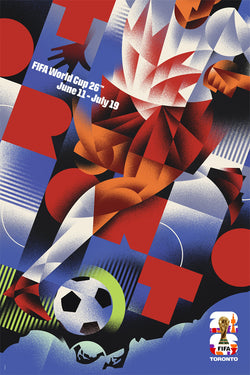 FIFA World Cup 2026 Host City Toronto Official 24x36 Event Poster - MPW (Canada)